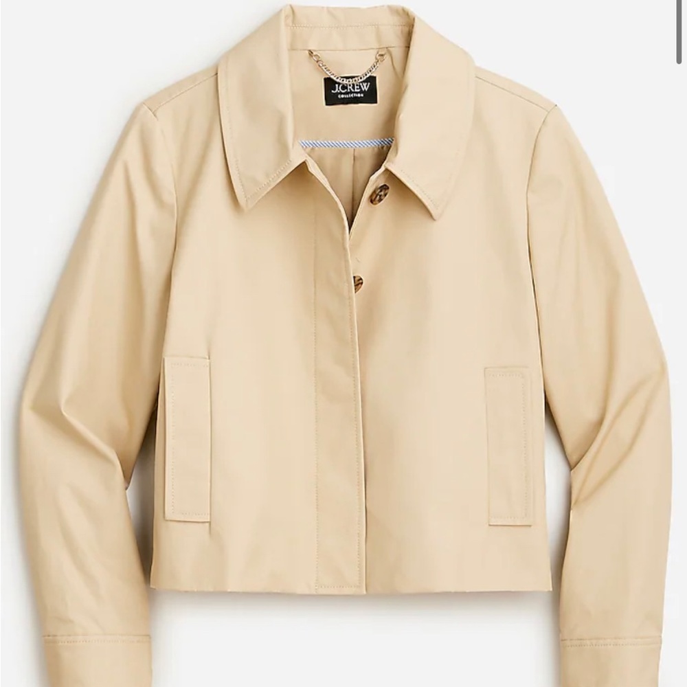 J crew collection cropped lady trench coat
Item BP288